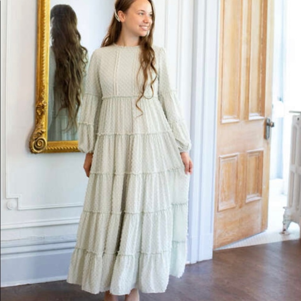 Bella Sage Midi Dress